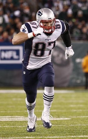 Patriots tight end Rob Gronkowski will undergo back surgery to repair a ruptured disc. AP PHOTO/JULIO CORTEZ