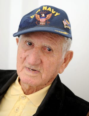 Joe Bonavire, formerly of Natick, was in the Navy during WWII.

Daily News Staff Photo/Art Illman