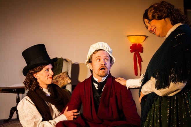 A scene from Emerald Coast Theatre Company's "A Dickens Christmas." SPECIAL TO THE LOG