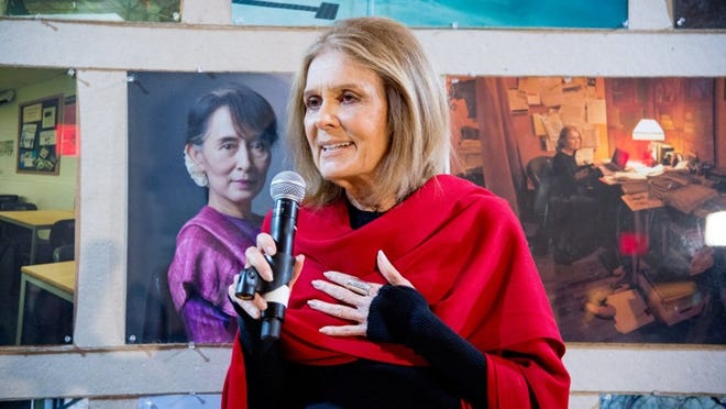 Gloria Steinem, here in New York on Nov. 15, is scheduled to speak at The Colony on March 16 for a MorseLife Literary Society event.