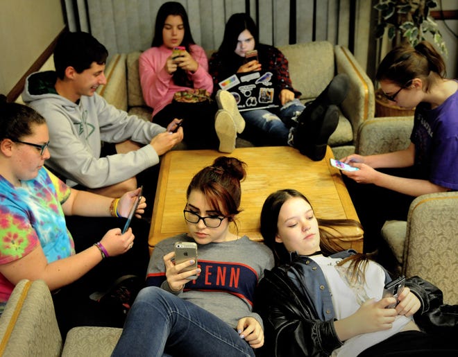 What is too much use of a screen by teens?
