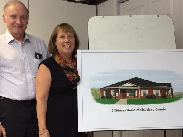 Don and Carla Beam recently made a $100,000 contribution to Children's Homes of Cleveland County's 'Right of Passage' campaign. Special to The Star.