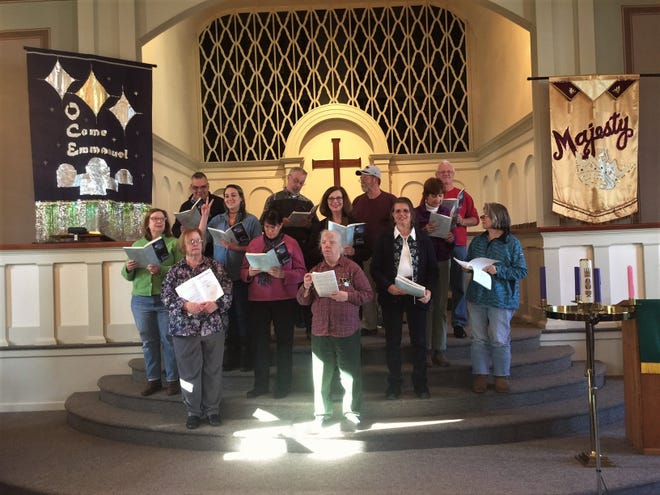 The choir at Central United Methodist Church in Middleboro welcomes all to the upcoming musical Christmas celebration on Dec. 17. Submitted