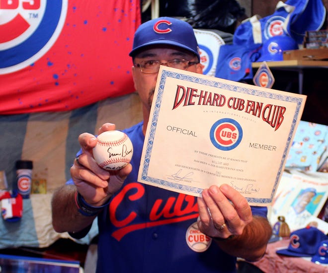 Stanley resident Bill Ward is a lifelong Cubs fan who is still reveling in their World Series championship this fall. (Special to The Gazette)
