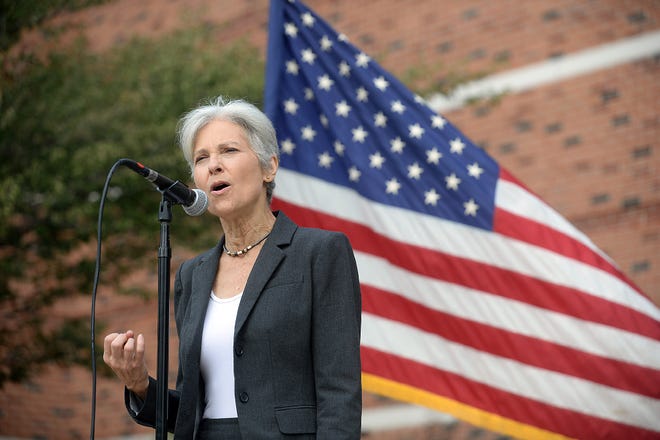Green Party presidential candidate Jill Stein