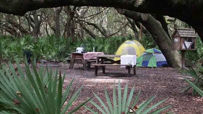 Sea Camp at Cumberland Island National Seashore is about a quarter mile from the 88-acre parcel that owners want to split into 10 lots. (Photo courtesy National Park Service)