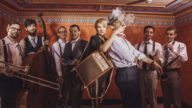 The Hot Sardines will perform their original “Holiday Stomp” Monday at the Kravis Center.