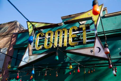The Comet Ping Pong pizzeria in Washington, site of a shooting based on a fake news item