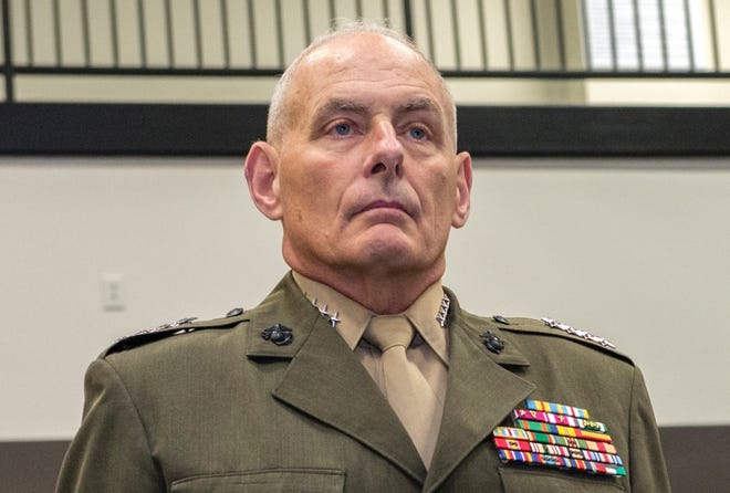 Retired Marine Gen. John Kelly, President-elect Donald Trump's choice to be secretary of the Department of Homeland Security