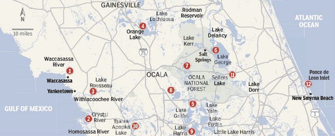 Map of fishing location. (GateHouse Media graphic)