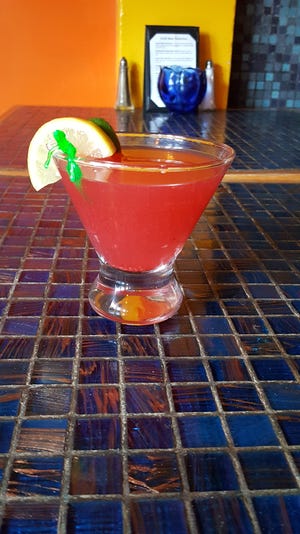 Sex on the Hill, a popular cocktail at The Blue Mermaid in Portsmouth. Photo by Karen Dandurant