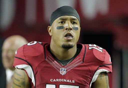 The Patriots signed wide receiver Michael Floyd Thursday after he was released by the Arizona Cardinals on Wednesday. Floyd was arrested on DUI charges Monday. AP File Photo/Rick Scuteri