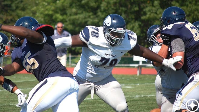 Poly Prep offensive tackle Isaiah Wilson (Scout.com photo)