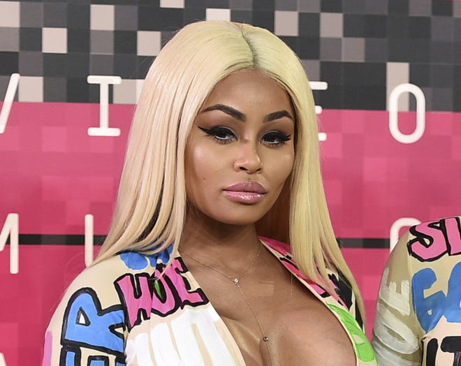 FILE - In this Aug. 30, 2015 file photo, Blac Chyna arrives at the MTV Video Music Awards in Los Angeles. Reality stars Blac Chyna and Rob Kardashian have welcomed their first child together.A representative for the couple says Chyna delivered a baby girl named Dream on Thursday, Nov. 10, 2016, in Los Angeles.(Photo by Jordan Strauss/Invision/AP, File)