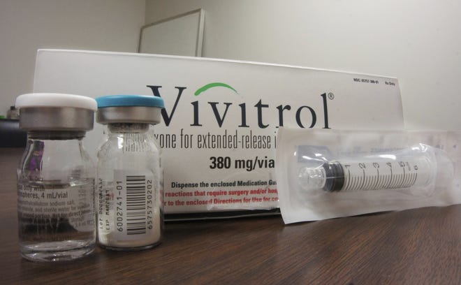 Prisons around the country, including the Rockingham County jail, are now using Vivitrol, a high-priced monthly injection used to prevent relapse in opioid abusers, which could help addicted inmates stay off heroin and other opioid drugs after they are released. AP Photo/Carla K. Johnson, file