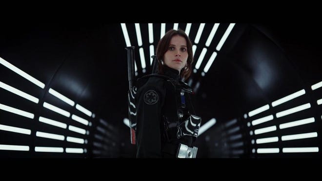 Felicity Jones stars as Jyn Erso in "Rogue One." CONTRIBUTED PHOTO