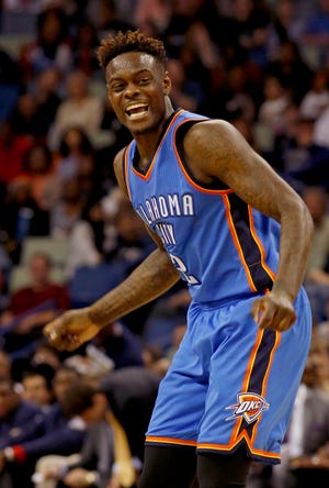 The Oklahoma City Thunder has thrived with guard Anthony Morrow on the court. [AP PHOTO]