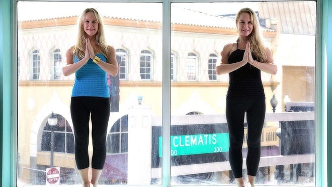 Alison (left) and Ann Dadow pose in their Twin Power Yoga studio in downtown West Palm Beach in October 2011. Alison is facing a second-degree murder charge in Ann’s death in a crash in May. (Thomas Cordy/The Palm Beach Post)