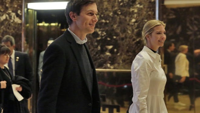 Ivanka Trump and her husband, Jared Kushner, rode JetBlue, a lower-cost airline, on a trip away from New York on Thursday. (AP Photo/Richard Drew)