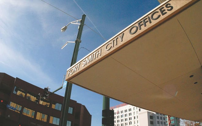 The Fort Smith city offices on Garrison Avenue are seen in November 2013. TIMES RECORD FILE PHOTO