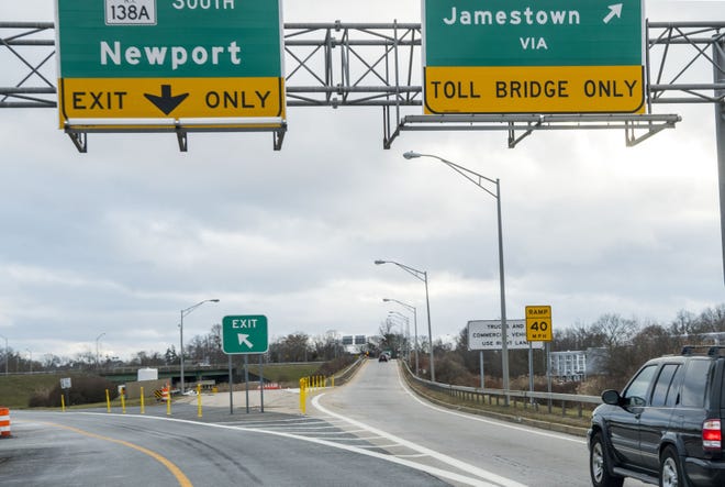 Realignment of the Pell Bridge entrance and exit ramps would open land for development in the city’s north end.