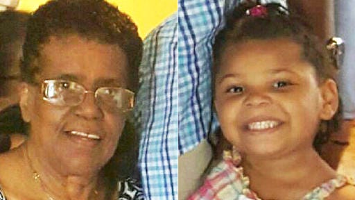 This combination of photos released by the Hamilton Police Department in New Jersey shows Barbara Briley, left, and her 5-year-old great-granddaughter La'Myra Briley. Officers scoured hotels, businesses, rest areas and trucks stops across a large swath of Virginia in the search for the pair, who vanished during a holiday road trip to see family. (Hamilton Police Department via AP)