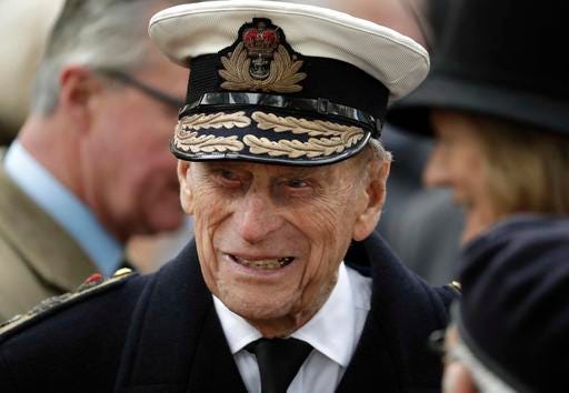 FILE - In this Thursday, Nov. 10, 2016 file photo, Britain's Prince Philip, the Duke of Edinburgh, attends the official opening of the annual Field of Remembrance at Westminster Abbey in London. Figures released Wednesday, Dec. 28, 2016 show the prince made 110 public appearances this year, compared to the 80 royal engagements racked up by his grandson Prince William. (AP Photo/Matt Dunham, file)