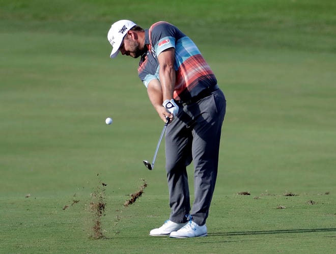 Ryan Moore fashioned a 6-under-par 67 on Friday during the second round of the Tournament of Champions at Kapalua Plantation Course in Hawaii. MATT YORK/AP PHOTO