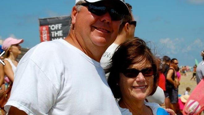 Terry Andres(left), 62, of Virginia Beach was killed Friday in the shooting at Fort Lauderdale-Hollywood International Airport.