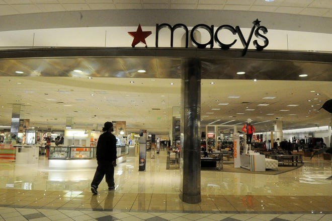 Macy's at the Westgate Mall in Brockton on Wednesday, Jan. 4, 2017.