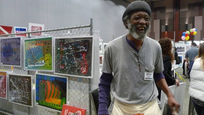 Art for the People’s latest exhibit features works created by homeless and formerly homeless artists. Contributed by Art for the People
