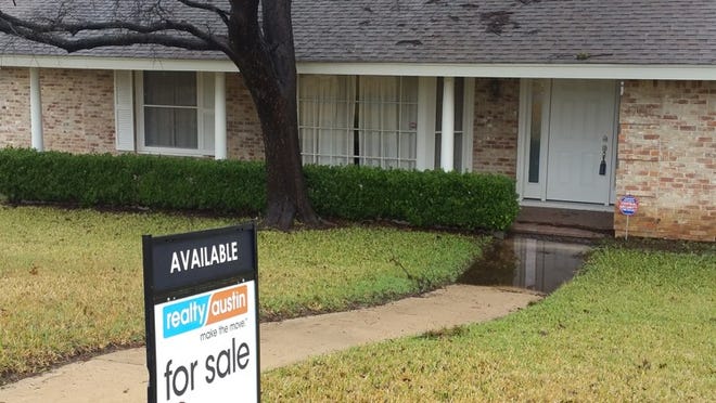 Home sales and the median price hit another record for 2016 in the Austin market. This house is for sale in Southeast Austin, just east of Interstate 35.