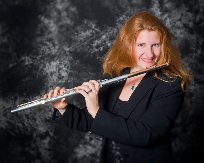 Elizabeth Shuhan on the flute will be featured throughout the concert's Griffes' "Poem for Flute and Orchestra (1918)" portion. PHOTO COURTESY FORT SMITH SYMPHONY