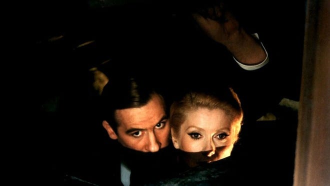 Gérard Depardieu and Catherine Deneuve appear in a scene from the 1980 Oscar-nominated French film "The Last Metro." Photo provided