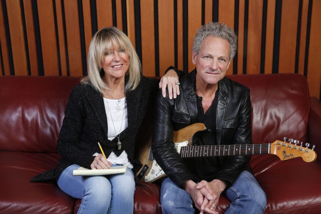 Christine McVie and Lindsey Buckingham (Fleetwood Mac) pose for a photo during recording session at the Village Recorder studios in Santa Monica in December in Los Angeles, California. (Liz O. Baylen/Los Angeles Times/TNS)