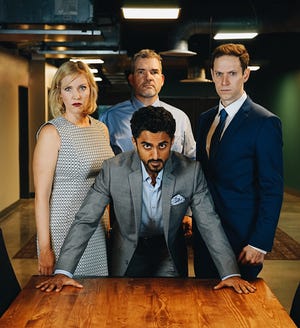 Summer Wallace, Tom Foley, Gopal Divan and Brendan Ragan star in Urbanite Theatre’s new production, “Ideation.” Photo provided by Urbanite Theatre