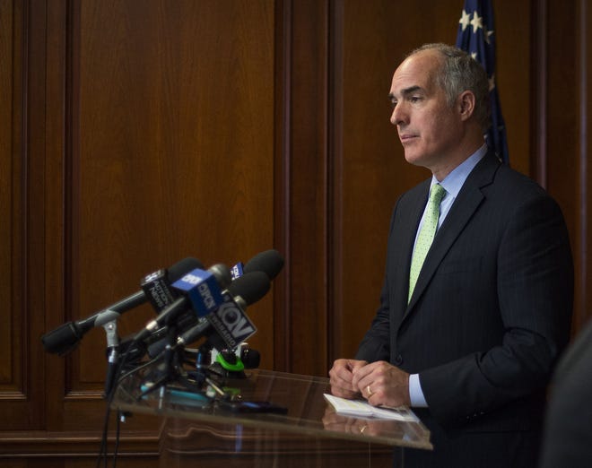 Democratic U.S. Sen. Bob Casey is part of a bipartisan group of senators from coal-producing states that has reintroduced the Miners Protection Act.