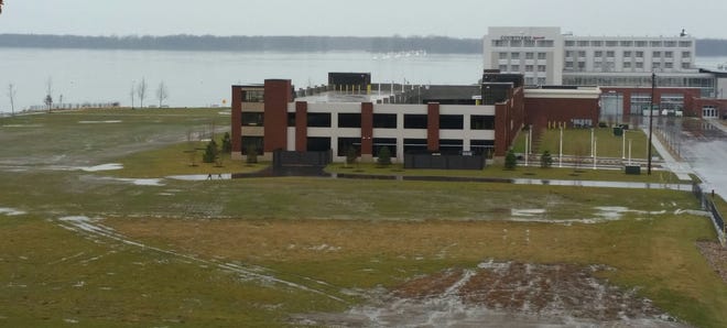 The city of Erie is seeking a $5 million grant to assist the continued redevelopment of the former GAF Materials Corp. site on the city's west bayfront. KEVIN FLOWERS/ERIE TIMES-NEWS