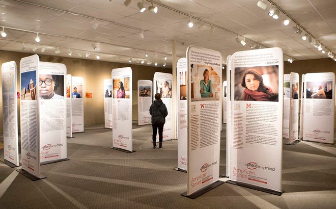 Photographer John Noltner’s “A Peace of My Mind: American Stories” remains on display at the Buchanan Center for the Arts through Feb. 9, thanks to a partnership forged with Monmouth College. PHOTO PROVIDED