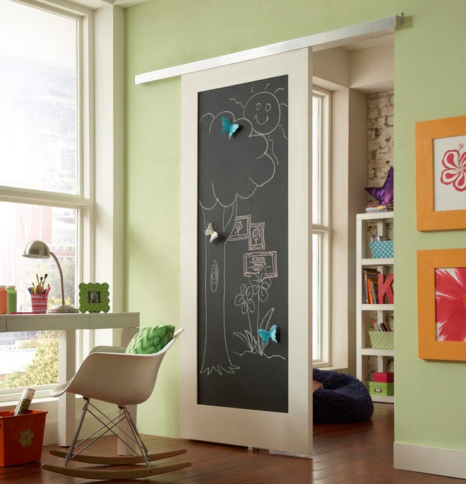 A Wall Mount Barn Door Makes More Room For Fun A Wall Mount Barn Door Makes More, Johnson Wall Mount Sliding Door Hardware