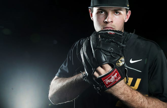 Missouri pitcher Bryce Montes de Oca has powerful stuff and has attracted attention from MLB scouts, but control problems and an elbow injury held him back the last two years. New Coach Steve Bieser plans to use Montes de Oca as a weekend starter.