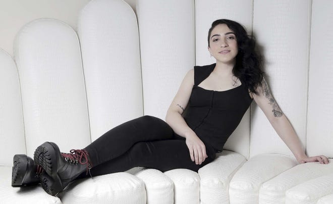 Emily Estefan, the daughter of Gloria and Emilio, releases her debut album on Feb. 3, a day after her Festival Miami performance. Emily wrote a song featured in her parents' Broadway musical, "On Your Feet," and has her own, edgier, contemporary sound. JOSE A. IGLESIAS/THE ASSOCIATED PRESS
