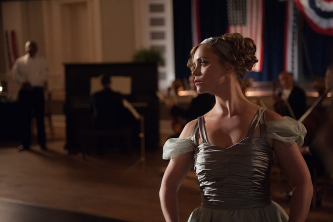 Christina Ricci	as Zelda Sayre Fitzgerald in a scene from the television series "Z The Beginning of Everything" created by Dawn Prestwich and Nicole Yorkin. (Richard Foreman/Amazon Studios/TNS)