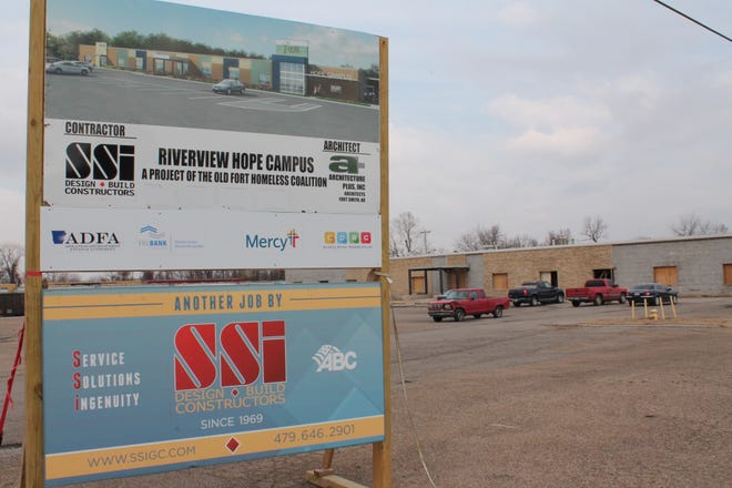 The Riverview Hope campus will help to serve the area's homeless when it opens this summer. The area's homeless population is up, according to a count taken this week. Times Record File Photo