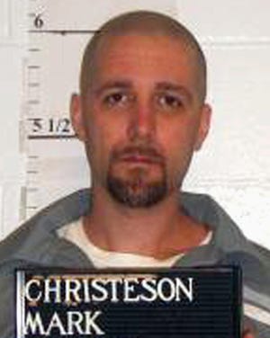 FILE - This April 21, 2014, file photo provided by the Missouri Department of Corrections shows Mark Christeson, who was convicted of killing a woman and her two children nearly 20 years ago, Christeson is scheduled to die by injection on Tuesday, Jan. 31, 2017, at the state prison in Bonne Terre, Mo. (Missouri Department of Corrections via AP, File)
