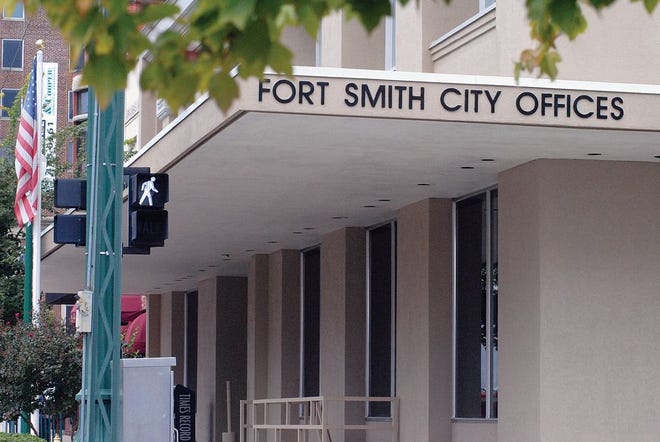 The Fort Smith city offices downtown are seen in October 2014. TIMES RECORD FILE PHOTO