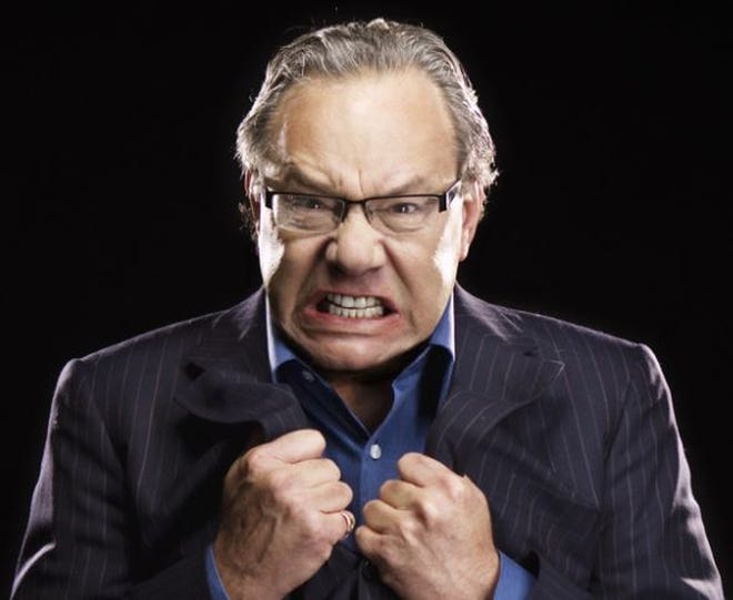 Comedian Lewis Black will work himself into a lather on Friday, Feb. 3, at the Providence Performing Arts Center.