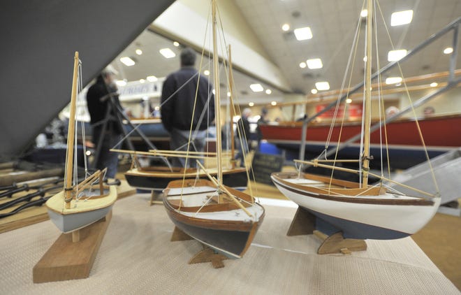 Boats large and small attract a crowd at the annual Boatbuilders Show on Cape Cod, billed as "the best little boat show in the northeast. This year's show will be open Friday through Sunday at the Resort & Conference Center at Hyannis. STEVE HEASLIP/CAPE COD TIMES