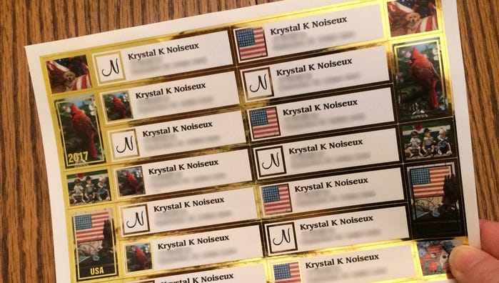 Addressing the issue of envelope labels