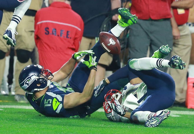 This catch by Jermaine Kearse in Super Bowl XLIX still haunts Duron Harmon.